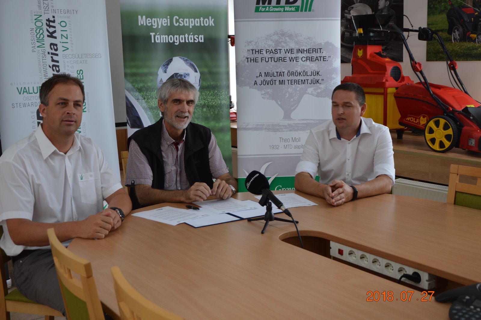 Újabb egy éves megállapodás az MTD Hungária Kft és az MLSZ Veszprém Megyei Igazgatósága között